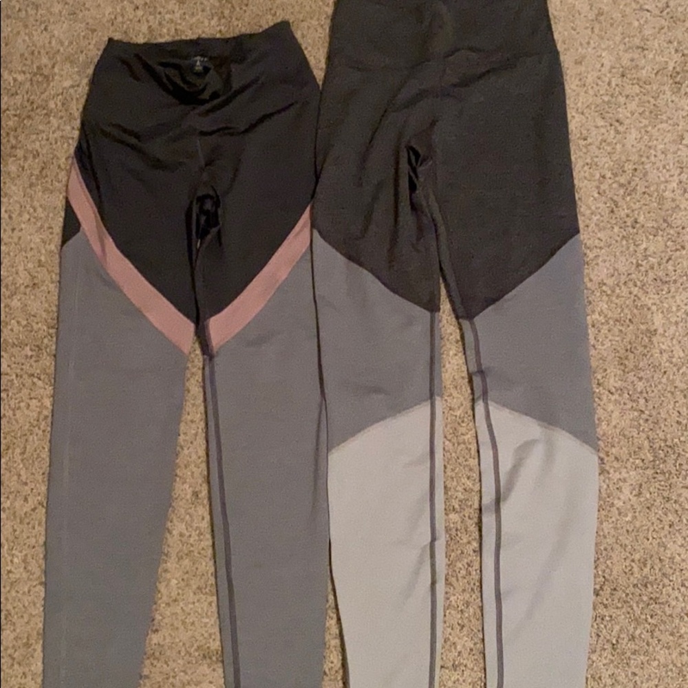 2 pairs of Old Navy Active Tall Medium leggings